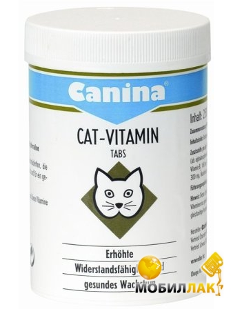    Canina Cat-Vitamin Tabs 100 .