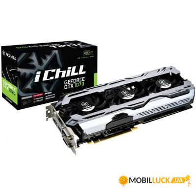  Inno3D GeForce GTX1070 8192Mb iChill X3 V2 (C107C3-3SDN-P5DSX)