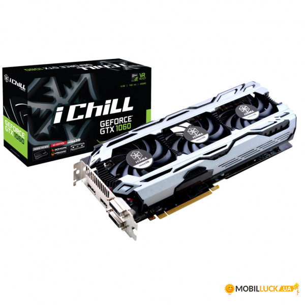  Inno3D GeForce GTX 1060 6 GB iChill X3 Ultra (C1060-4SDN-N5GSX)