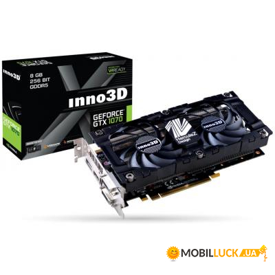  Inno3D GeForce GTX 1070 8GB GDDR5 256-bit HerculeZ X2 V4 (N1070-4SDV-P5DS)