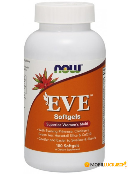 NOW Eve Womens Multiple Vitamin Softgels 180  (4384301011)