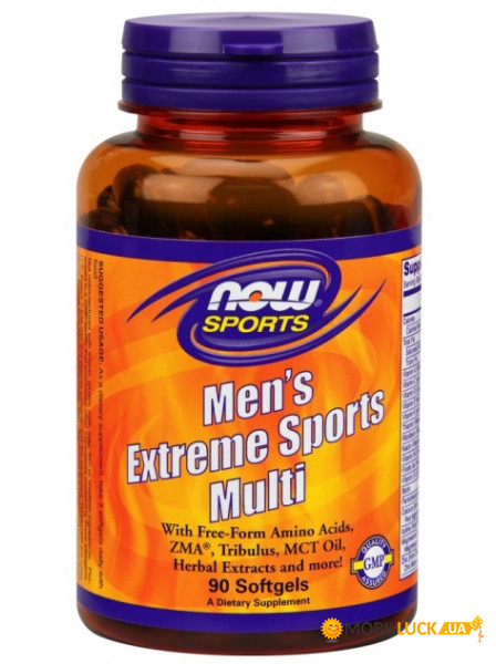  NOW Mens Extreme Sports Multi Softgels 90 c (4384301018)
