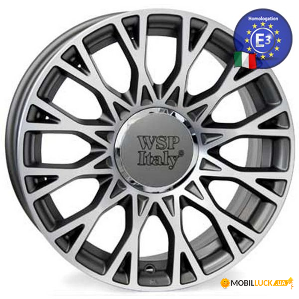 WSP Italy FIAT 6,0x15 GRACE W162 4x98 35 58,1 ANTHRACITE POLISHED (1WB90KW3AA)