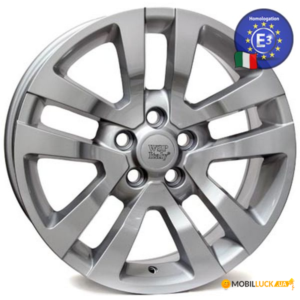  WSP Italy LAND ROVER 9,5x20 ARES LR55 W2355 5x120 53 72,6 HYPER SILVER (LR005241)