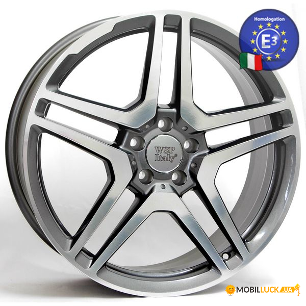 WSP Italy MERCEDES 8,0x17 AMG Vesuvio ME59 W759 5x112 47 66,6 ANTHRACITE POLISHED (A2214013102)