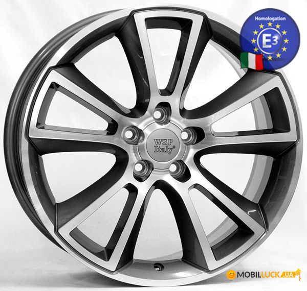  WSP Italy OPEL 8,0x18 MOON OP04 W2504 5x105 40 56,6 ANTHRACITE POLISHED (Silver-13217323/Grey-13271698)