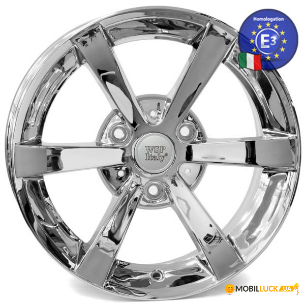  WSP Italy SMART WSP Italy 5,0x15 LEEDS (Front) SM06 W1506 3x112 30 57,1 CHROME (A4514010302 (Front))