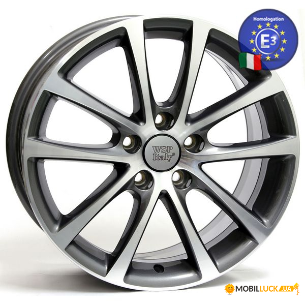  WSP Italy VOLKSWAGEN 7,5x17 EOS Riace VO54 W454 5x112 47 57,1 ANTHRACITE POLISHED (3C0 071 497)