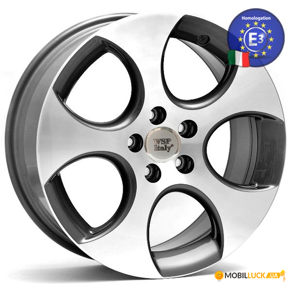  WSP Italy VOLKSWAGEN 7,5x18 Ciprus VO44 W444 5x112 47 57,1 SILVER POLISHED ()