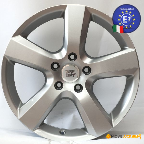  WSP Italy VOLKSWAGEN 9.0x20.0 DHAKA W451 VW20 5X120  60 65,1 SILVER (7L6 601 025 AP)