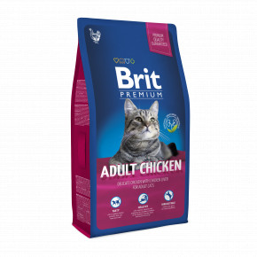    Brit Premium Cat Adult Chicken  800g (170356)