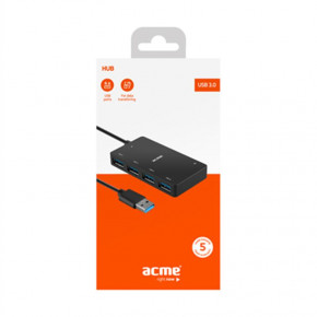  Acme HB520 (4770070878729) USB 3.0 4 ports 5