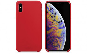 - MakeFuture Silicone Apple iPhone XS Red (MCS-AIXSRD)