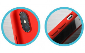 - MakeFuture Silicone Apple iPhone XS Red (MCS-AIXSRD) 4