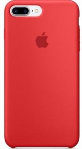   Apple Silicone Case iPhone 7 plus Red (0)