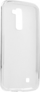  Drobak Elastic PU  LG K10 LTE K430DS White Clear (215580) 3