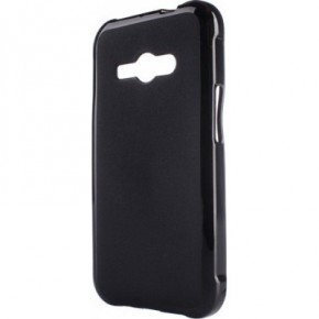  Drobak Elastic PU  Samsung Galaxy J1 Ace J110H/DS Black (216968)