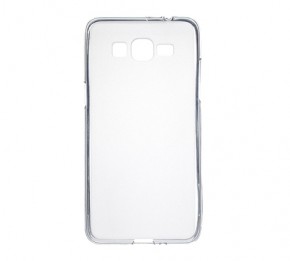  Drobak Elastic PU  Samsung Grand Prime G530H White Clear