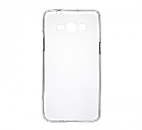  Drobak Elastic PU  Samsung Grand Prime G530H White Clear 3