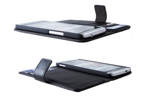   HTC One Black Wallet Flip Drobak (214394) 3