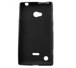   Nokia Lumia 720 Drobak Elastic PU Black (216362) 3