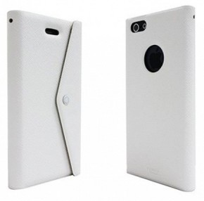   iPhone 5/5S Fenice Clutch Prada White (CLUTCH-WH-AIP5) 4