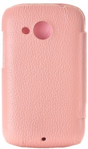   HTC Desire C A320e Melkco Leather Case Jacka Face Cover Book Pink (O2DERCLCFB2PKLC) 4