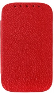   HTC Desire C A320e Melkco Leather Case Jacka Face Cover Book Red (O2DERCLCFB2RDLC)