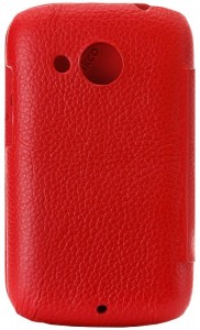   HTC Desire C A320e Melkco Leather Case Jacka Face Cover Book Red (O2DERCLCFB2RDLC) 4