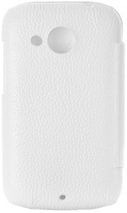   HTC Desire C A320e Melkco Leather Case Jacka Face Cover Book White (O2DERCLCFB2WELC) 4