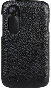   HTC Desire V T328w/X T328e Melkco Leather Snap Cover Black (O2DESVLOLT1BKLC)