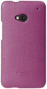   HTC One M7 Melkco Leather Snap Cover Purple (O2O2M7LOLT1PELC)