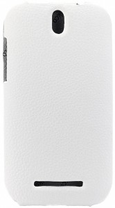   HTC One SV C520e Melkco Leather Case Jacka White (O2ONSTLCJT1WELC) 4