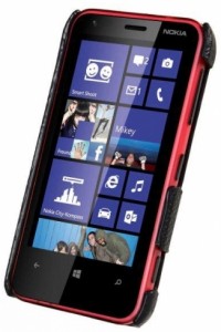   Nokia Lumia 620 Melkco Leather Snap Cover Black (NKLU62LOLT1BKLC) 3