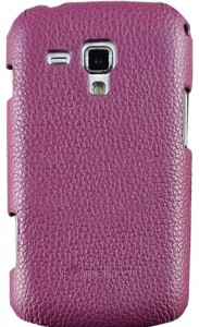   Samsung Galaxy S Duos S7562 Melkco Leather Snap Cover Purple (SS7562LOLT1PELC)