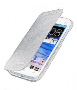   HTC One SV Melkco Book leather white (O2ONSTLCFB2WELC)