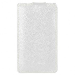  Melkco Jacka leather case  HTC One Mini, white (O2OM4LCJT1WELC)
