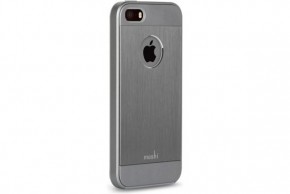  - Moshi iGlaze Armour Metallic Case Gunmetal Gray  iPhone SE/5/5S (99MO061211) (1)