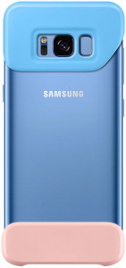  Samsung 2 Piece Cover Galaxy S8 Blue Peach