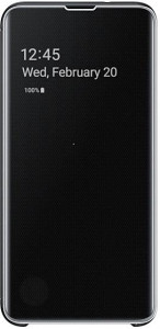  Samsung Clear View Cover Galaxy S10e G970 Black (EF-ZG970CBEGRU)