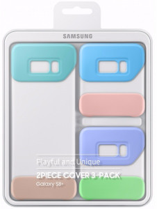    Samsung 2 Piece Cover 3-Pack   Galaxy S8 (G950) Multicolor (EF-MG950KMEGRU) (0)