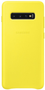    Samsung Leather Cover Galaxy S10+ (G975) Yellow (EF-VG975LYEGRU)