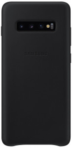    Samsung S10+ - Leather Cover Black (EF-VG975LBEGRU)