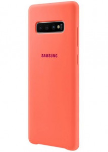  Samsung Silicone Cover Galaxy S10+ G975 Berry Pink (EF-PG975THEGRU) 3