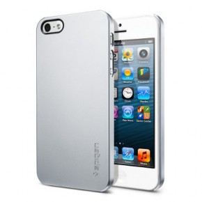   iPhone 5/5S SGP Case Ultra Thin Air Series Satin Silver (SGP09538)