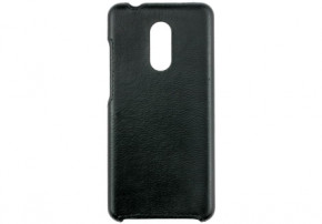  Valenta Xiaomi Redmi 5 leather bumper Black