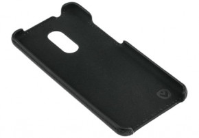 Valenta Xiaomi Redmi 5 leather bumper Black 5