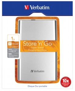    Verbatim Store n Go 1TB 2.5 USB 3.0 Silver (53071) 8