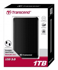    Transcend StoreJet 25A3 1TB 2.5 USB 3.0 (TS1TSJ25A3K) (3)