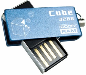  Goodram 32Gb USB 2.0 Cube New (UCU2-0320B0R11)